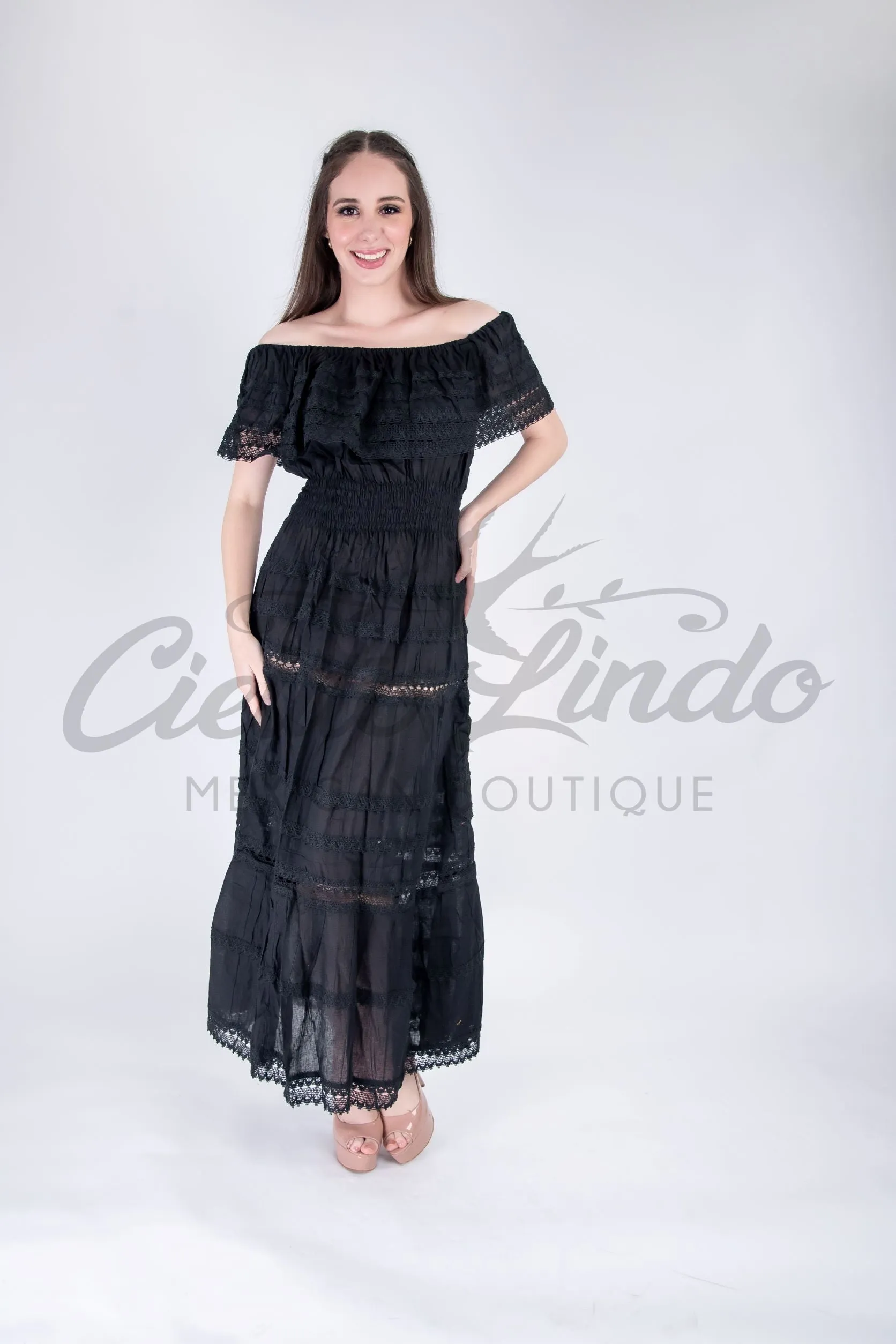 Adalia Maxi Dress Black