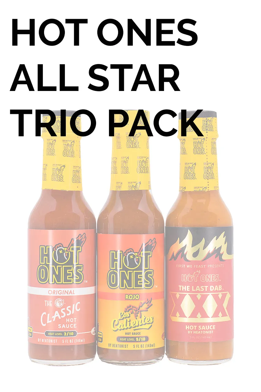 All Star Hot Sauce Trio Pack | Hot Ones Hot Sauce