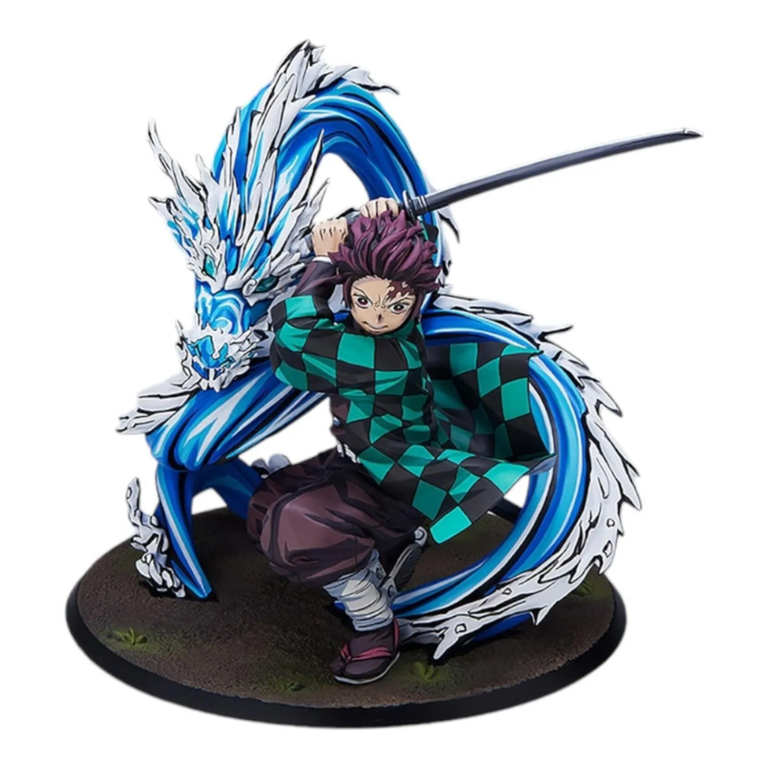 Aniplex Estatuilla Tanjiro Kamado Total Concentration Paint Escala 1:8 Demon Slayer: Kimetsu No Yaib