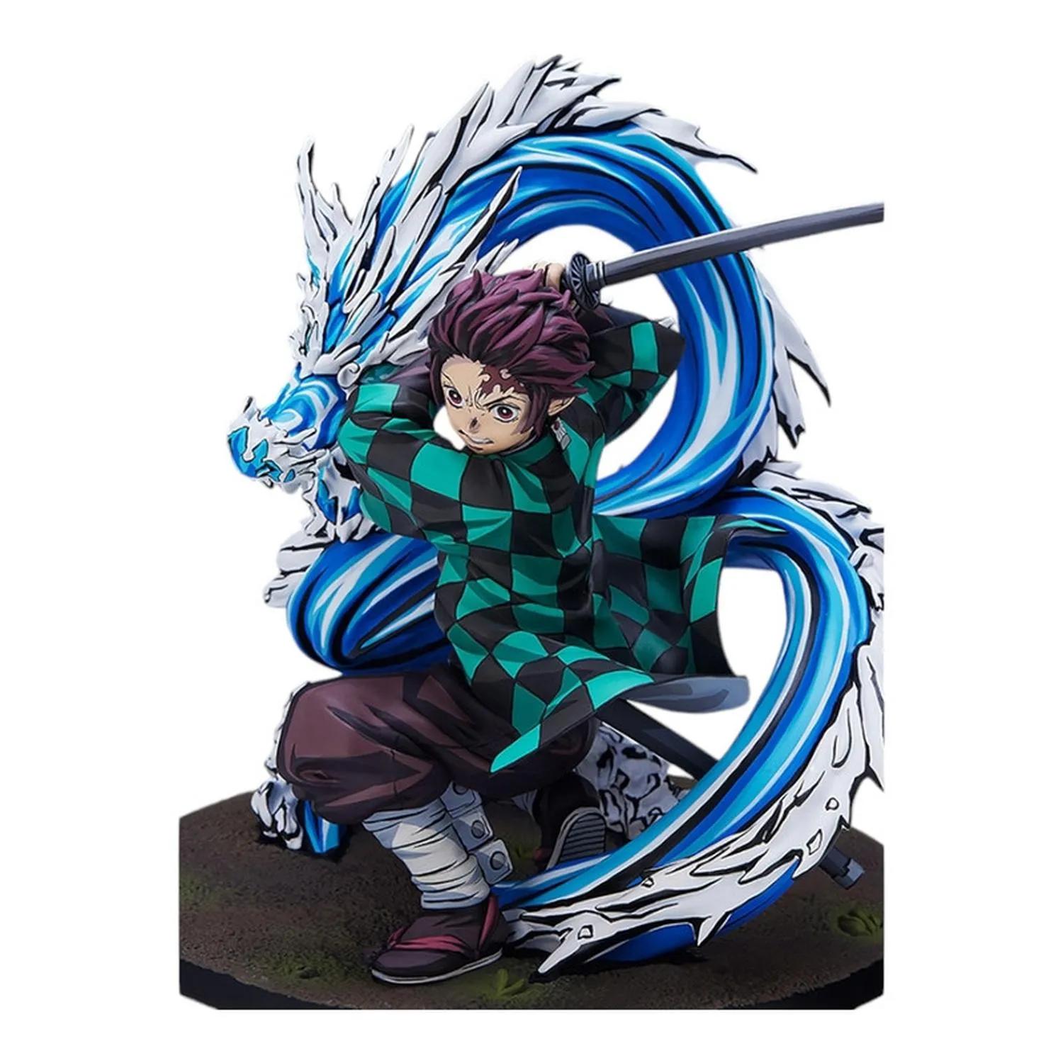 Aniplex Estatuilla Tanjiro Kamado Total Concentration Paint Escala 1:8 Demon Slayer: Kimetsu No Yaib