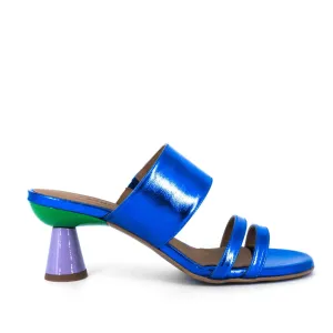 AUDLEY | SANDALIAS MUJER | TACÓN BAVARO | AZUL