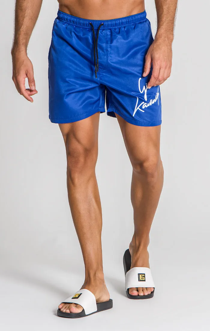 Blue Signature Swimshorts