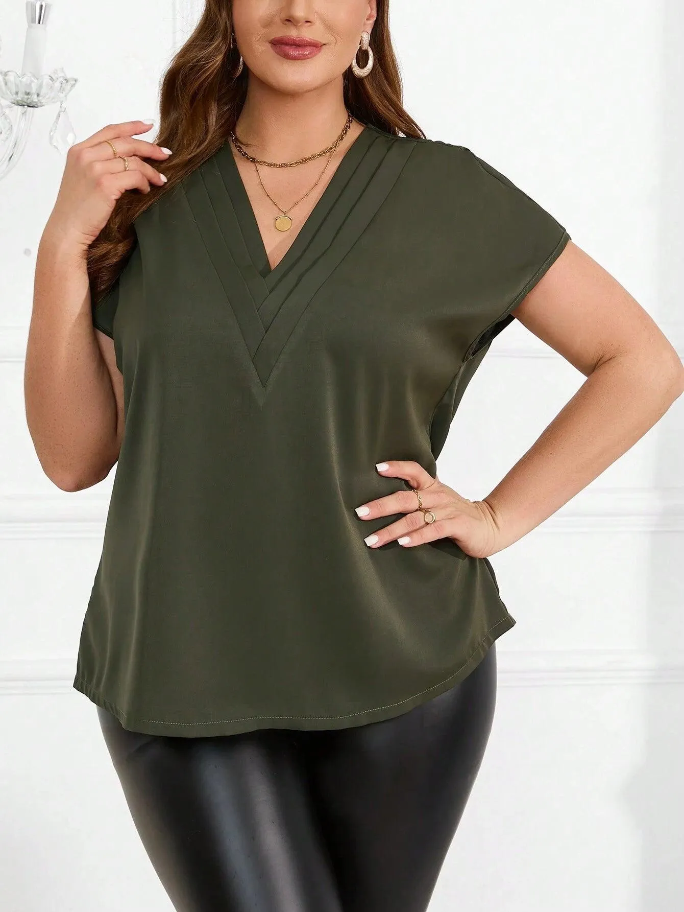 Blusa Com Decote Em V - Mariah