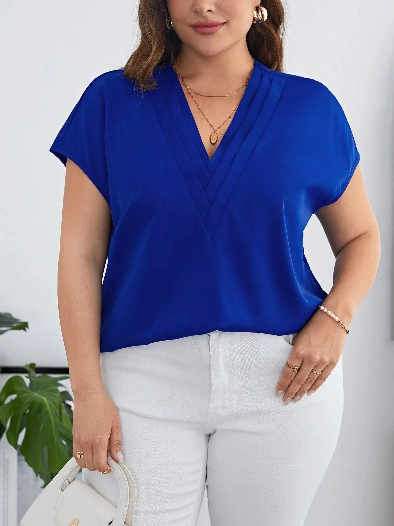 Blusa Com Decote Em V - Mariah