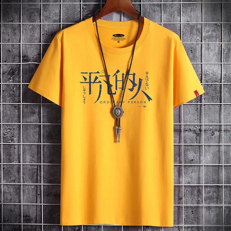 Camiseta de Anime - harajuku Estilo de Shibuya (Toquio) - Acompanhado com Colar