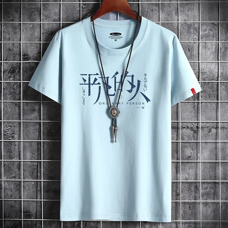 Camiseta de Anime - harajuku Estilo de Shibuya (Toquio) - Acompanhado com Colar