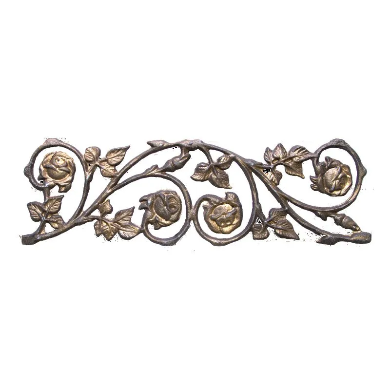 Cast Iron Floral Panel 8.79A