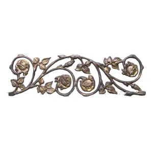 Cast Iron Floral Panel 8.79A