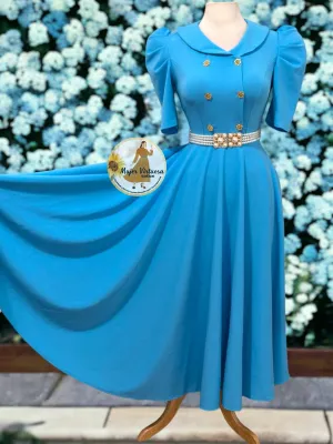 Dorothy Aqua Blue Dress