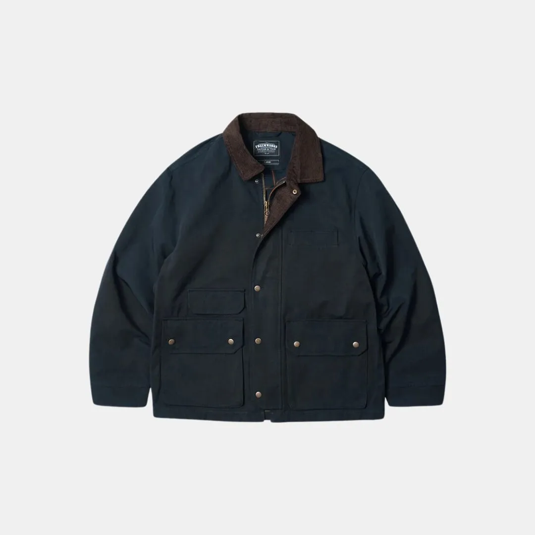 Frizmworks Quilted Heritage Hunting Jacket 003 Navy