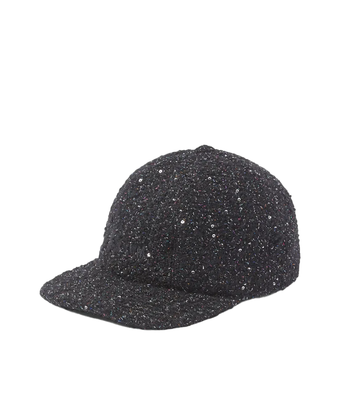 Gorra De Bisbol De Tweed De Lurex