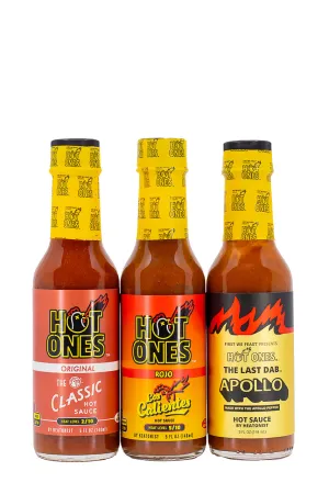 Hot Ones Hot Sauce Trio Pack - Season 17 | HEATONIST