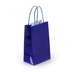 Narrow Medium Royal Blue Gift Bag