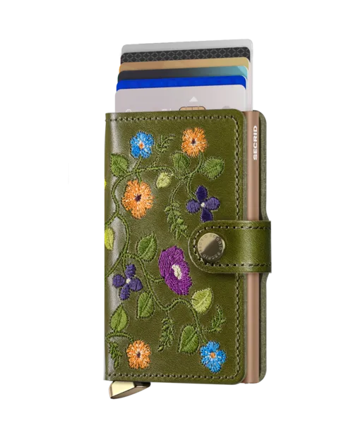 Secrid Premium Miniwallet Stitch Floral