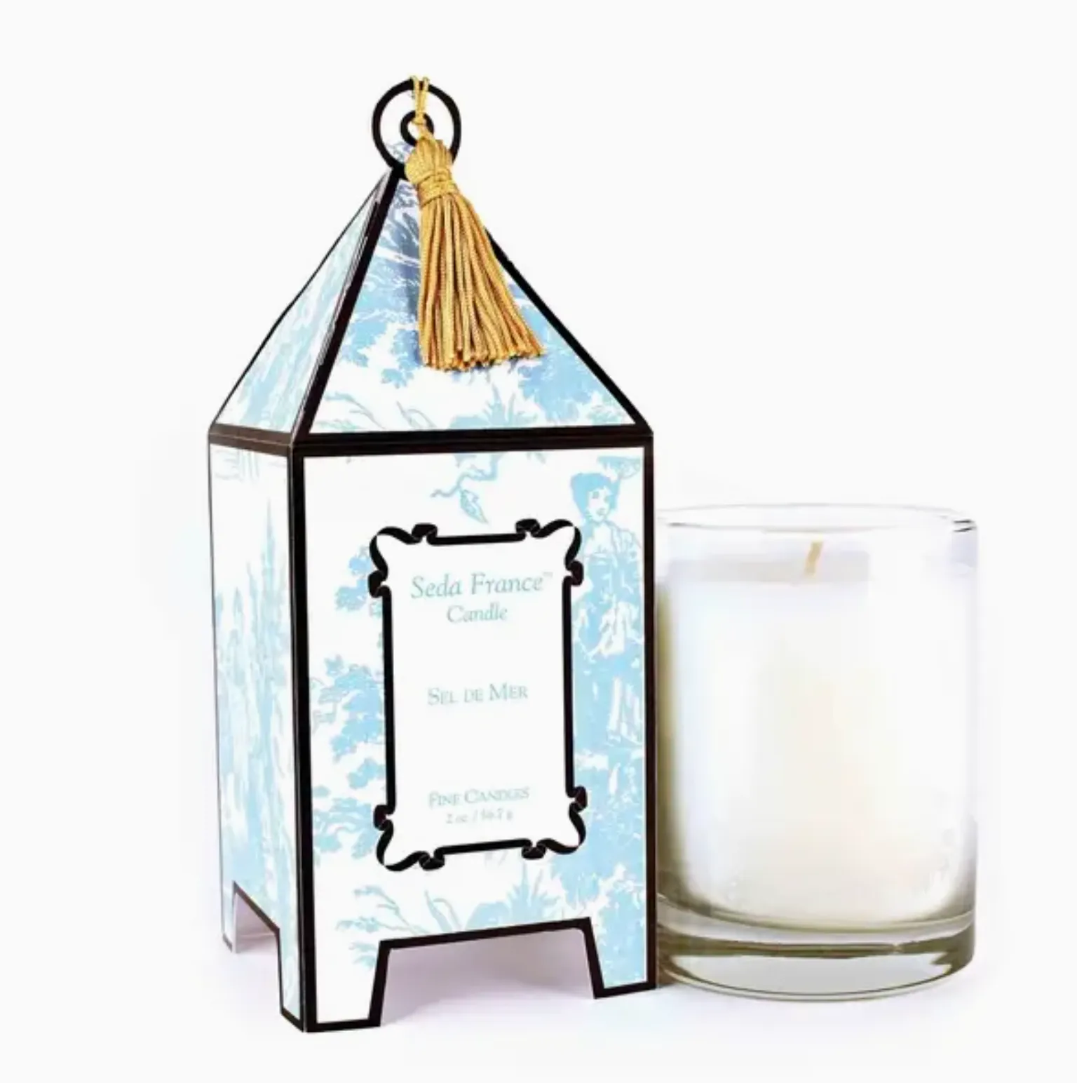 Sel De Mer Toile Mini Pagoda Candle