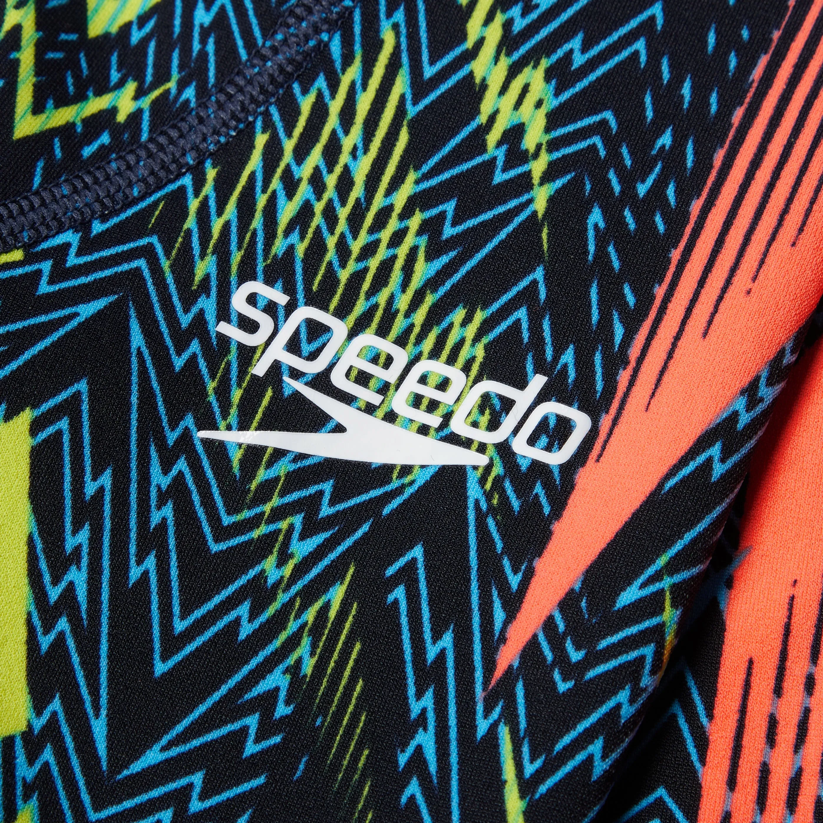 Speedo Junior Boys Printed Endurance  High Waisted Jammer