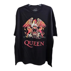 Toxic Playera Negra Logo Rojo Queen Talla G