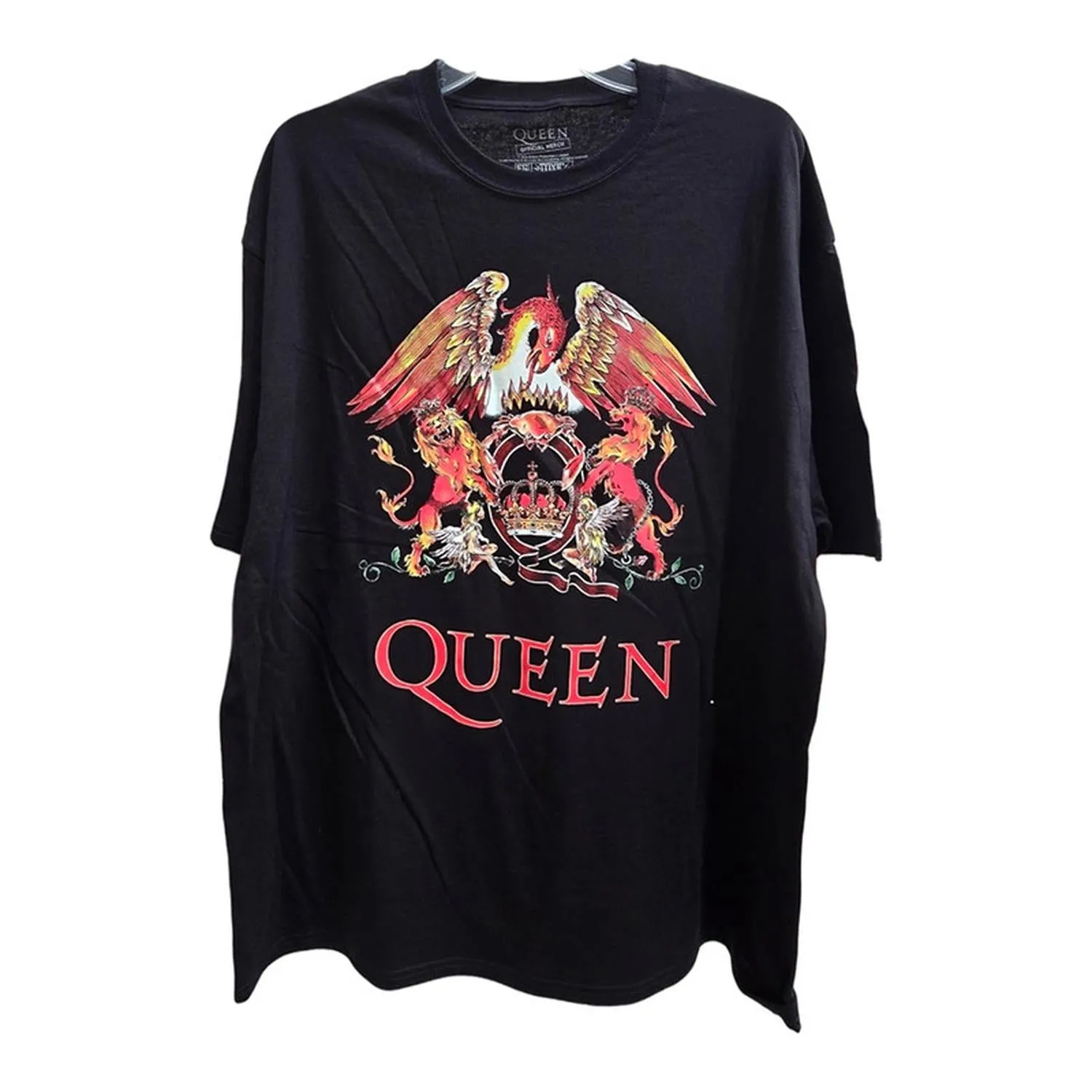 Toxic Playera Negra Logo Rojo Queen Talla G